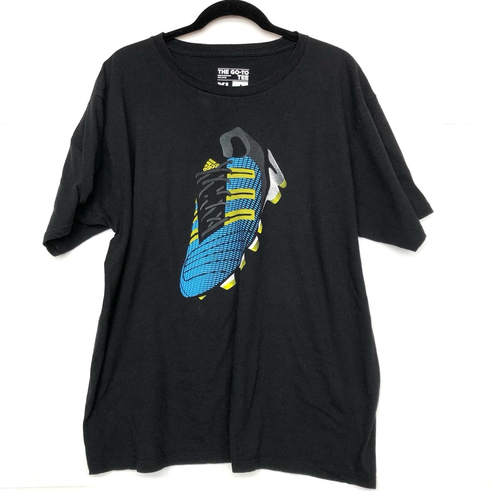 Adidas Men’s XL T Shirt Black Graphic Tee NWOT